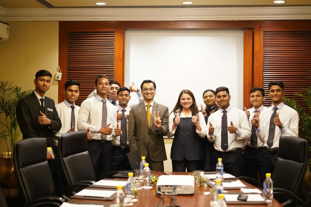 Group of young professionals in a conference room